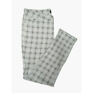 NYDJ Womens 4 Polka Dot Ankle Pants Stretch Lift Tuck Technology